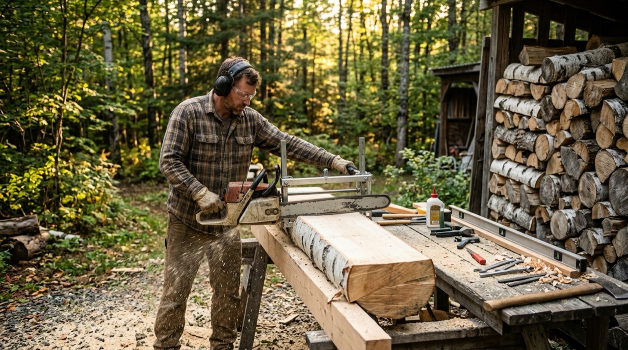 Alaskan Mill Basics — Alaskan mill basics chainsaw mil