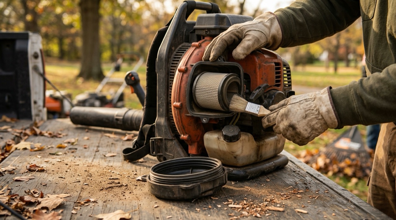 Backpack vs Handheld — Backpack blower outdoor maintenance