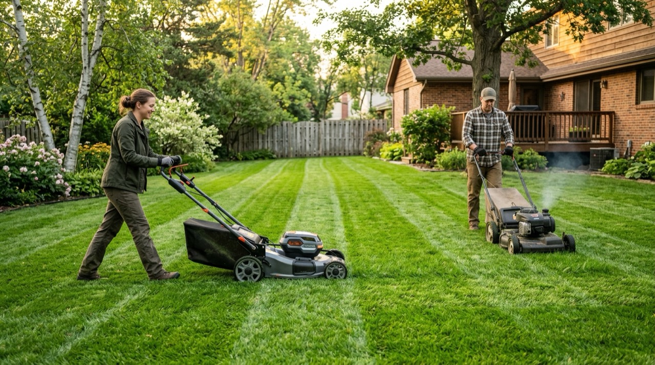 Lawn Mowers — Battery lawn mower comparison