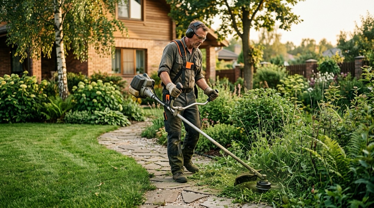 Brush Cutters — Brush cutter in use