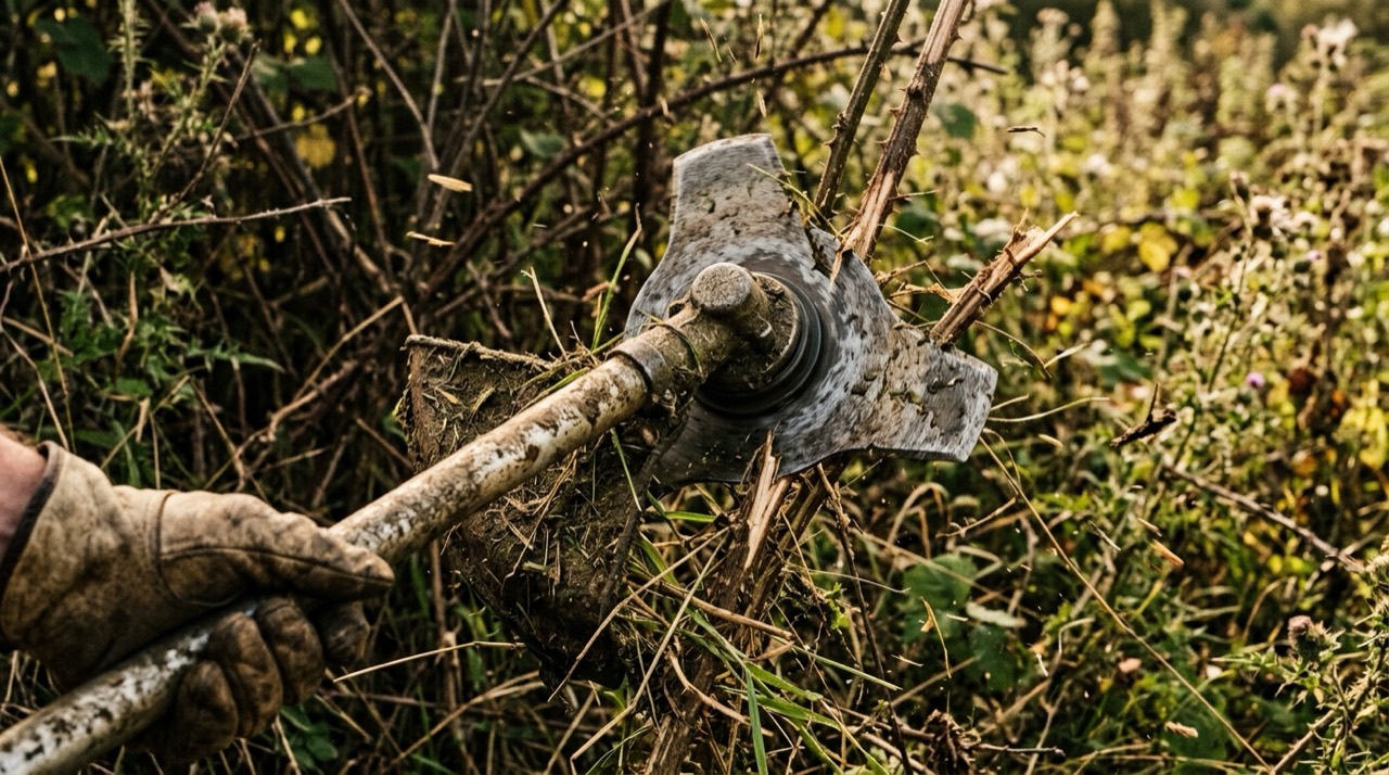 Brush Cutters — Brush cutter working outdoors