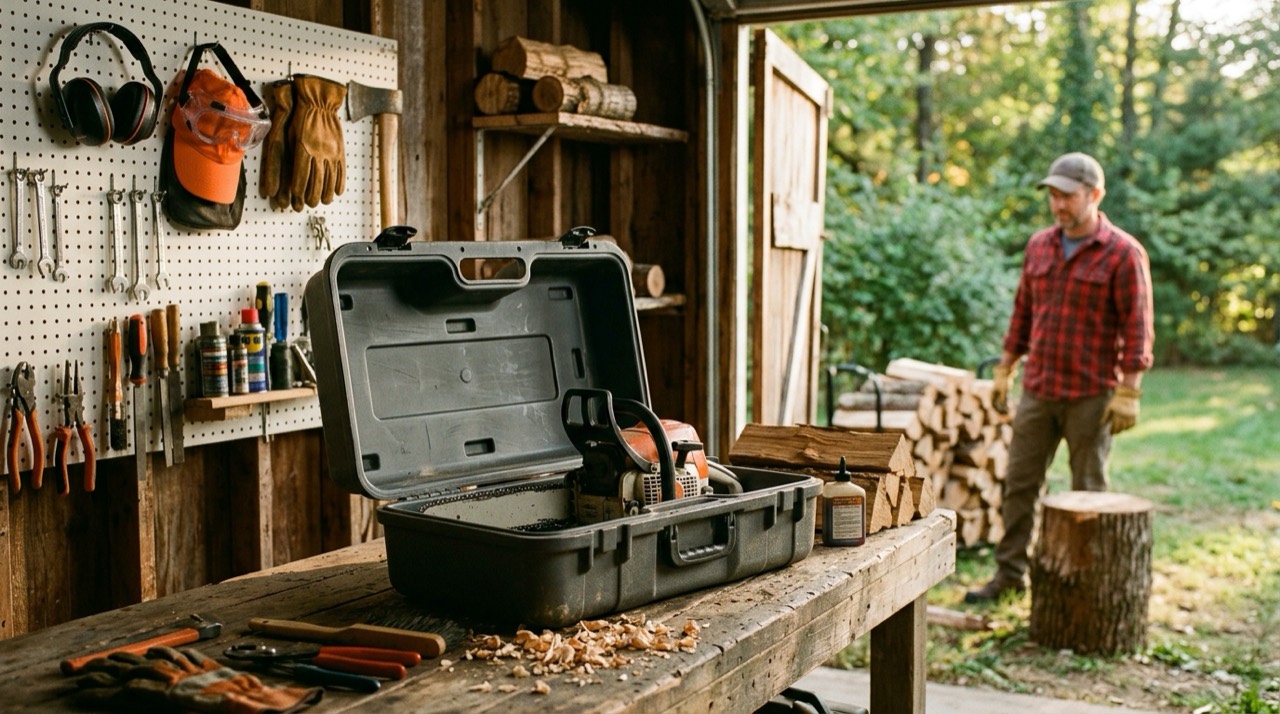 Best Chainsaw Case — Chainsaw case in workshop