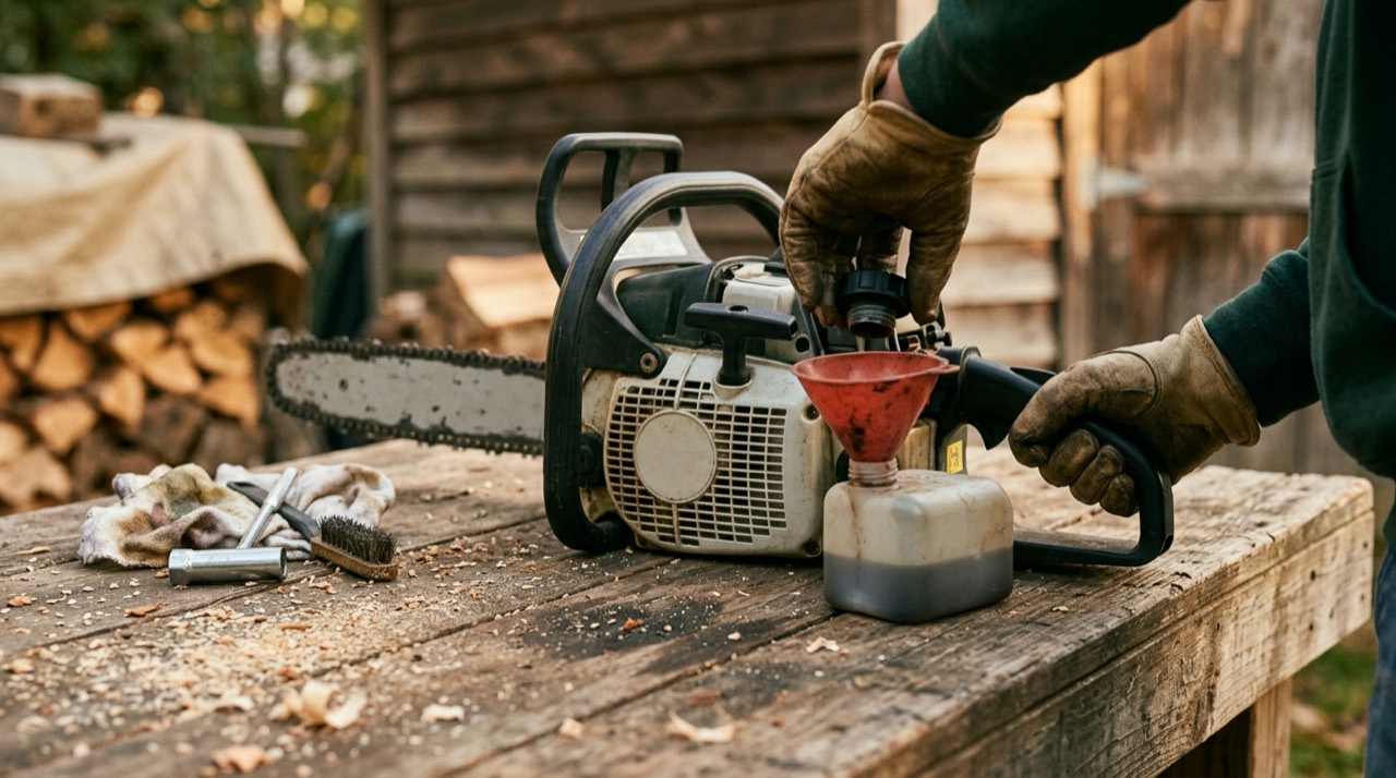 Chainsaw maintenance off season Off-Season Storage — Chainsaw maintenance off season