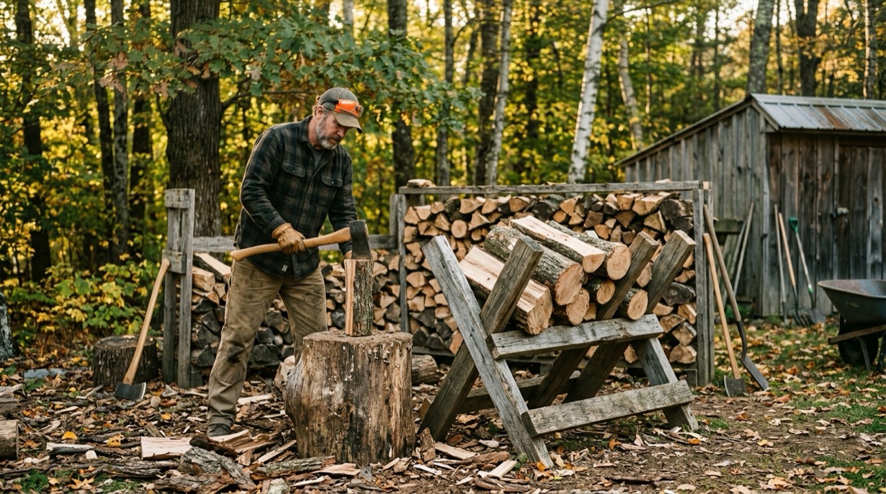 DIY Log Holder — Diy log holder