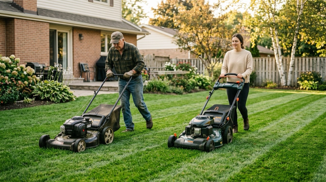 Self-Propelled vs Push — Gas lawn mowers comparison 202609081325 2