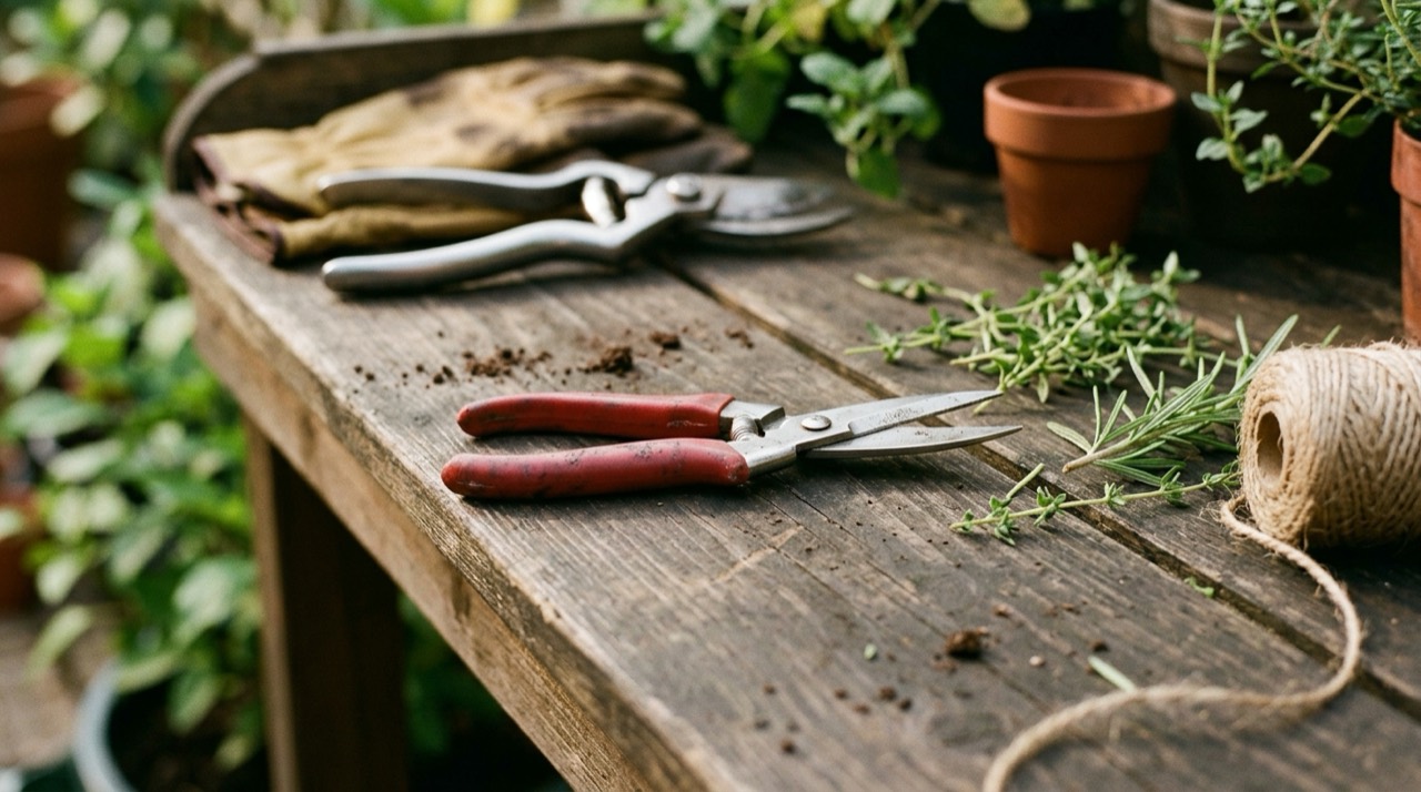 Hand Pruners & Secateurs — Hand pruners in outdoor setting