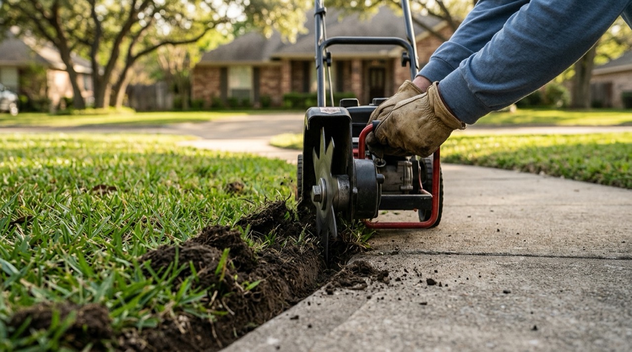 Lawn Edgers — Lawn edger outdoor work