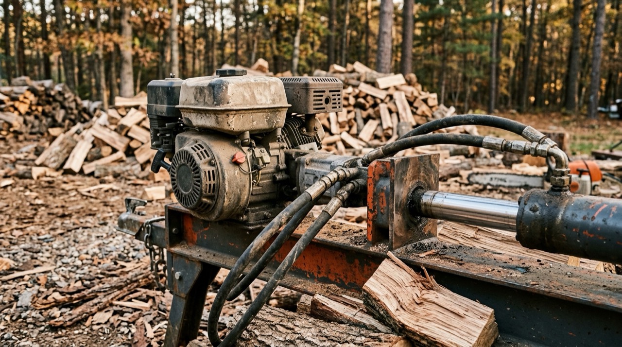 Log splitter outdoors Buying & Rentals — Log splitter outdoors