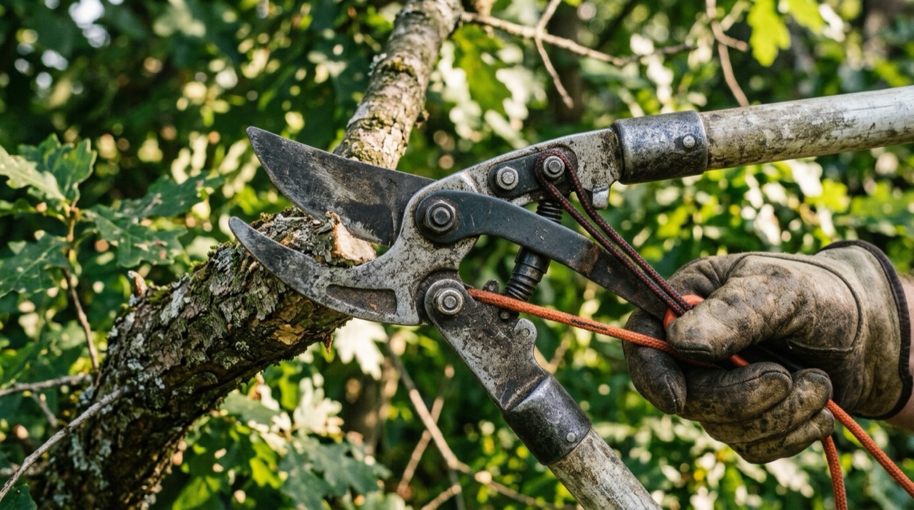 Manual Pole Pruners — Manual pole pruner close detail