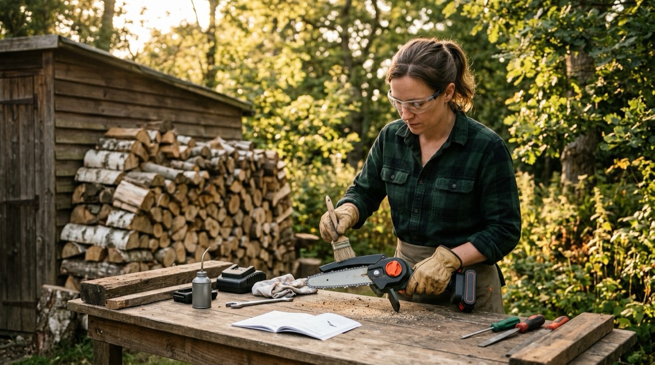 Mini chainsaw safe use care Safe Use and Care — Mini chainsaw safe use care