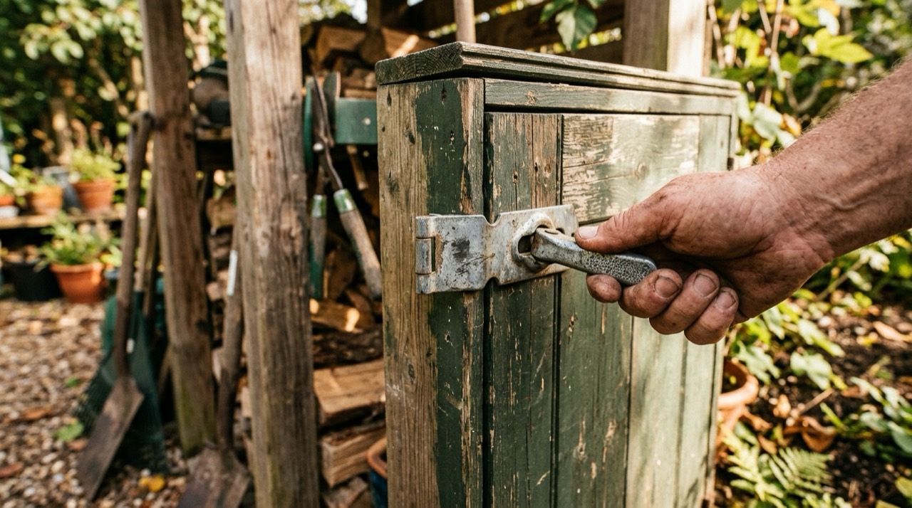 Outdoor Tool Storage — Outdoor tool storage working fea