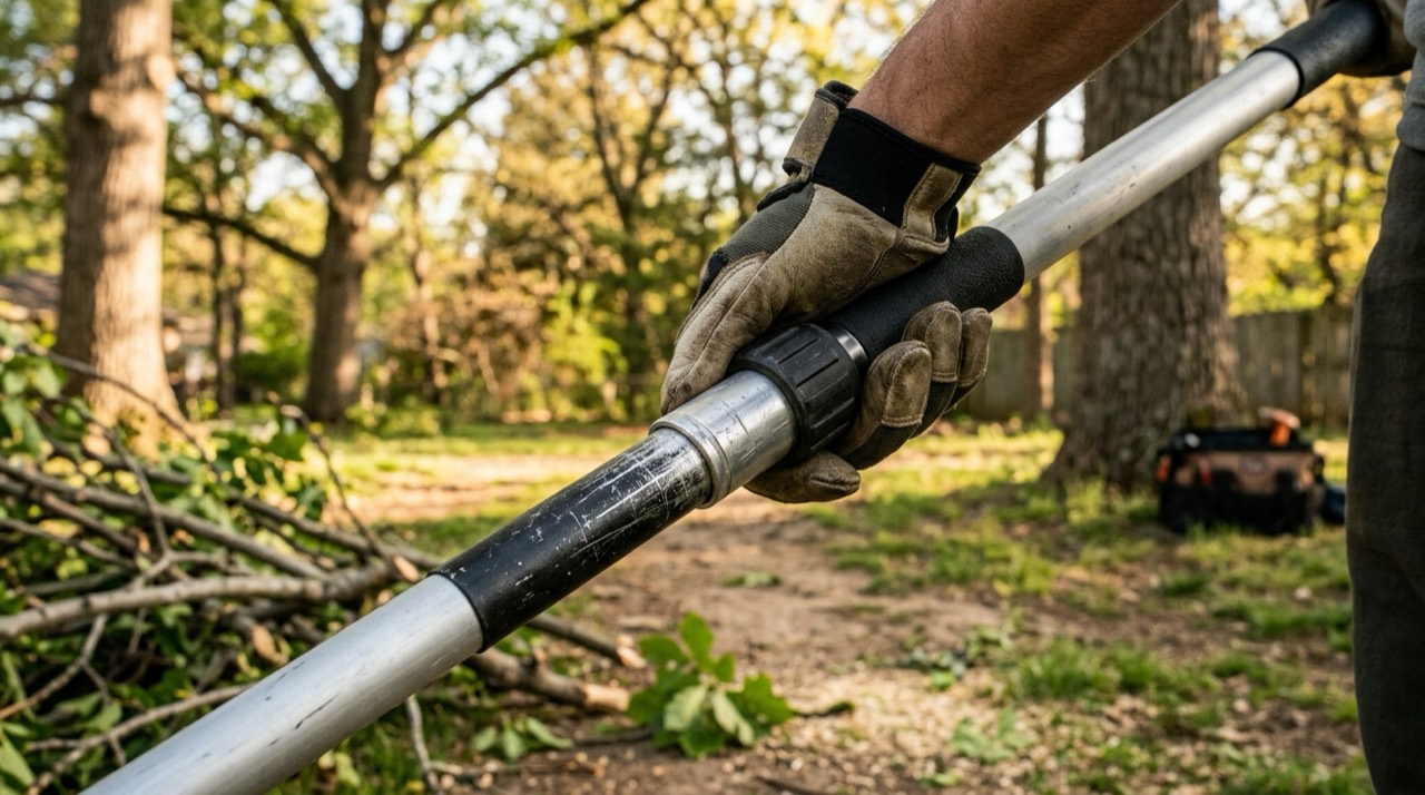 Shafts and Reach — Pole saw outdoors