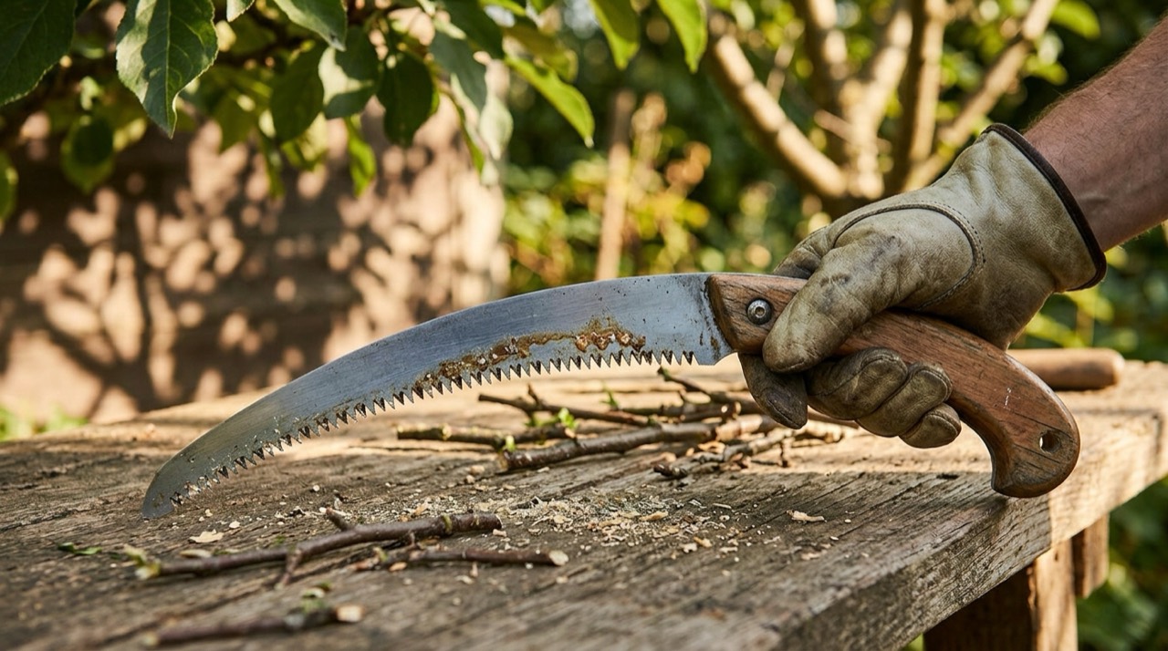 Pruning saw care photograph Best Pruning Saw — Pruning saw care photograph