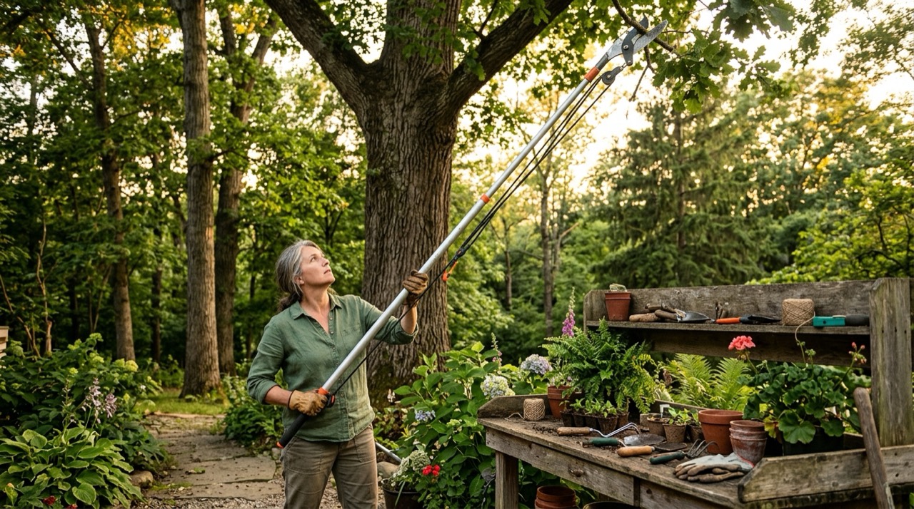 Reaching tall trees manual pruners Reaching Tall Trees — Reaching tall trees manual pruners