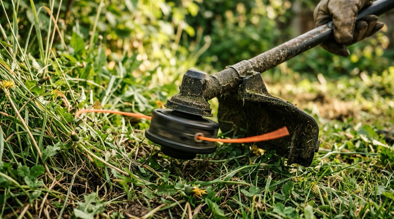String trimmer working feature Stihl Trimmer Lineup — String trimmer working feature
