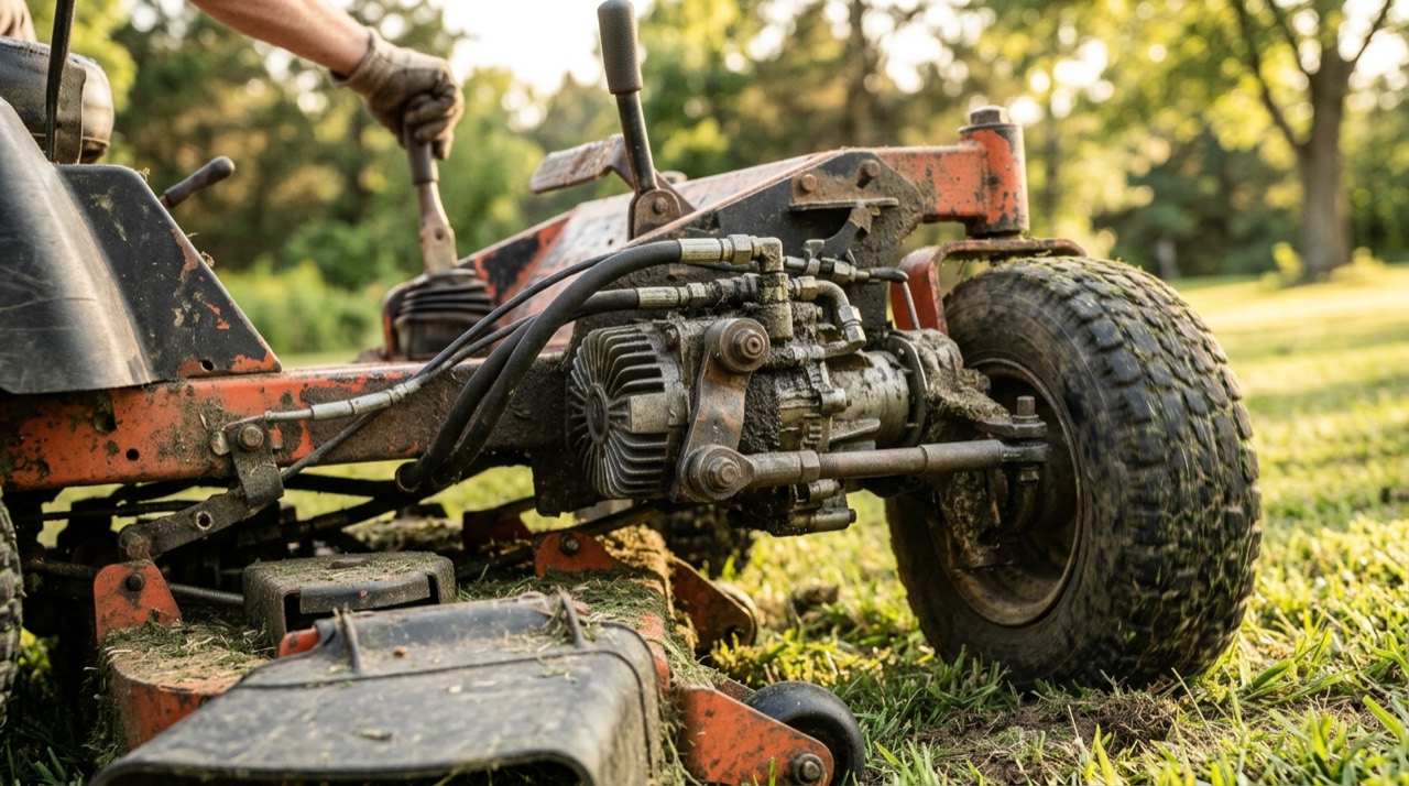 Zero-Turn Mowers — Zero turn mower working feature
